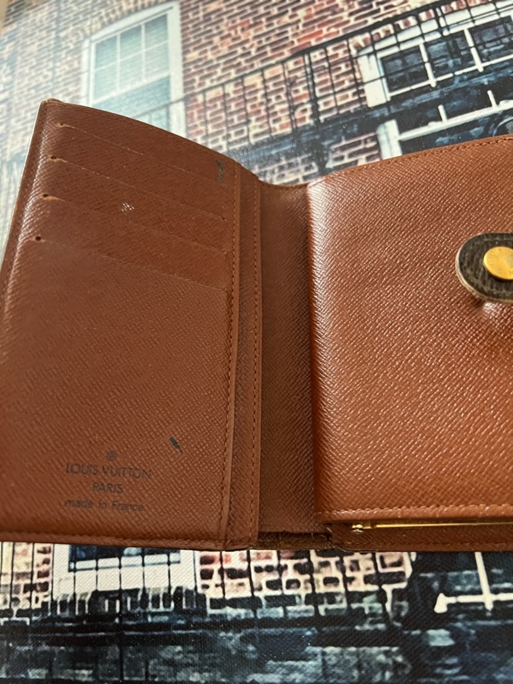 Louis Vuitton Monogram Canvas Compact Wallet Louis Vuitton Monogram French - Picture 5 of 7